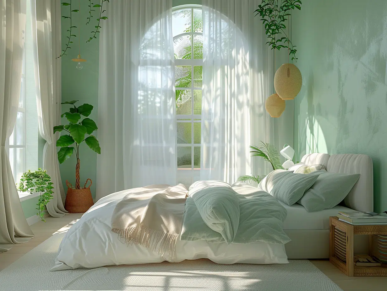 Astuces déco : sublimer une chambre avec le vert d’eau efficacement