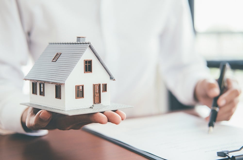 Une petite maison dans la main