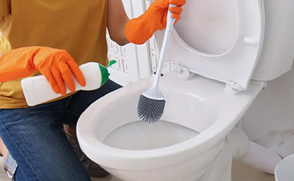 chlorhydrique dans les toilettes comment nettoyer un WC entartré