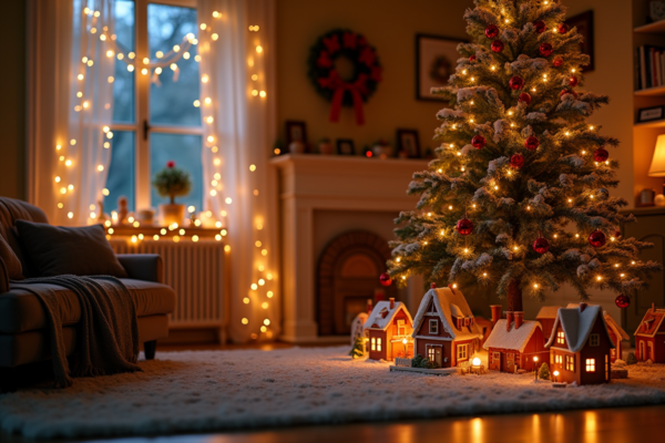 Illuminez votre intérieur avec des maisonnettes de Noël authentiques