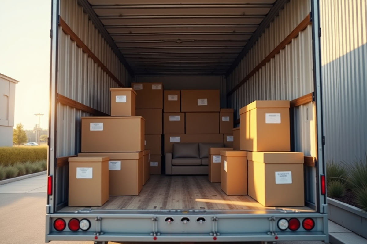 camion déménagement