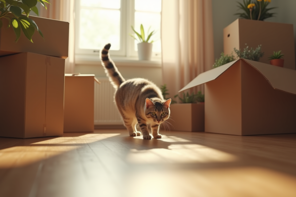 Chats et déménagement : conséquences et adaptation de nos félins