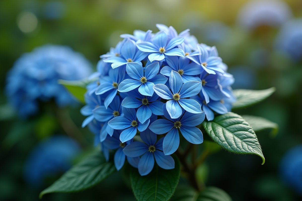 arbuste bleu