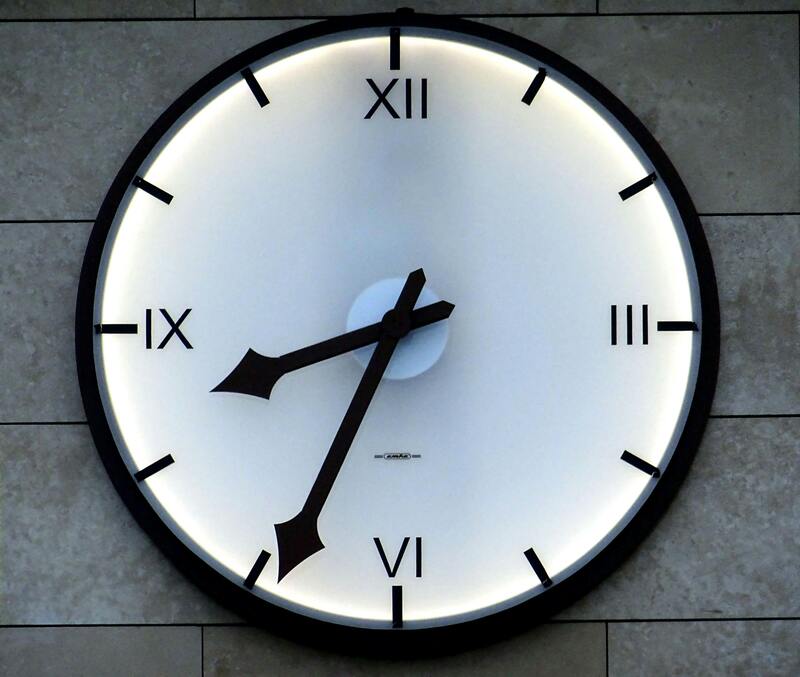 horloge chiffre romain