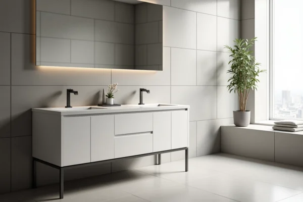 Pied de meuble de salle de bain : allié discret de votre décoration