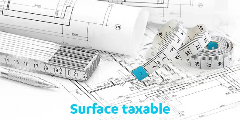 Quelle surface est prise en compte pour la taxe foncière ?